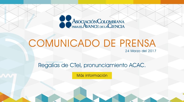 Contralor y la ejecución de recursos de regalías de CTeI